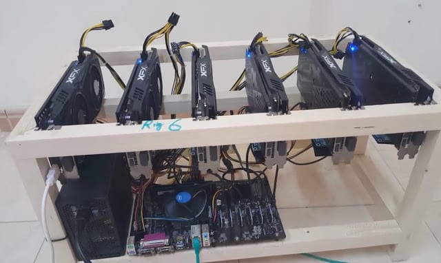 Bitcoin Cryptocurrency Mining Machine