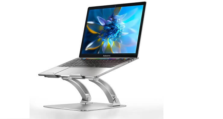 Nulaxy Laptop Stand, Ergonomic Height Angle Adjustable